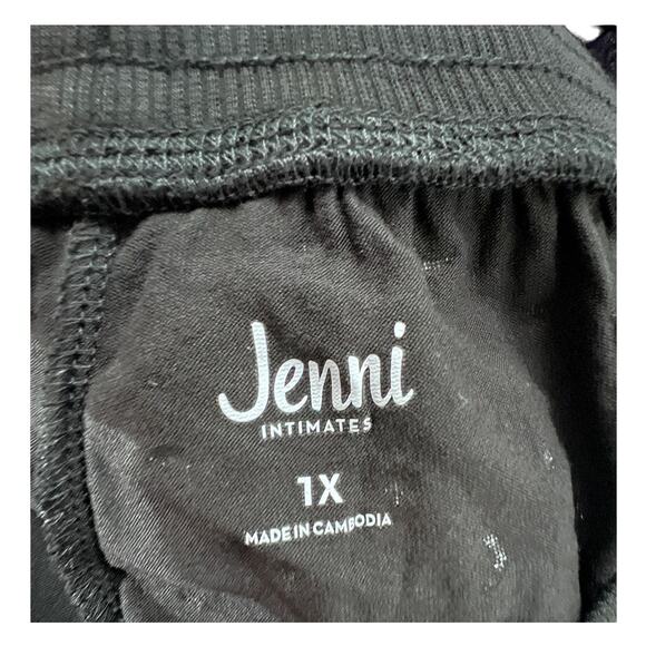 JENNI CASUAL DRAWSTRING PAJAMA LOUNGE PANT MOON AND STARS PLUS SIZE 1X - Picture 4 of 11